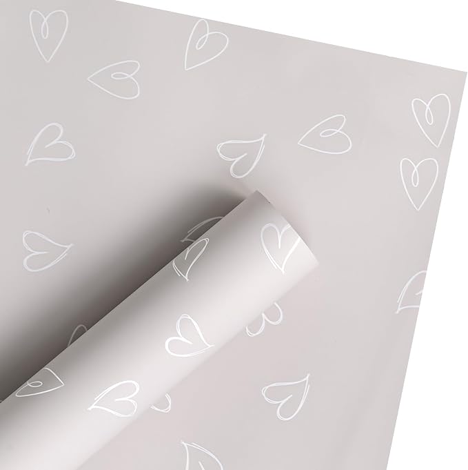 Wedding Floral Supply - 20枚入りフラワーラッピングペーパー - 22.8 x 22.8インチ ヌードラブデザイン