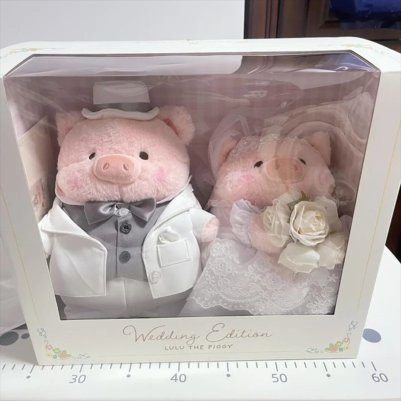 Wedding Lulu - ルル・ザ・ピギー 缶詰豚 西洋風結婚式と中国風結婚式 かわいい人形 アニメ周辺機器 アクションフィギュア