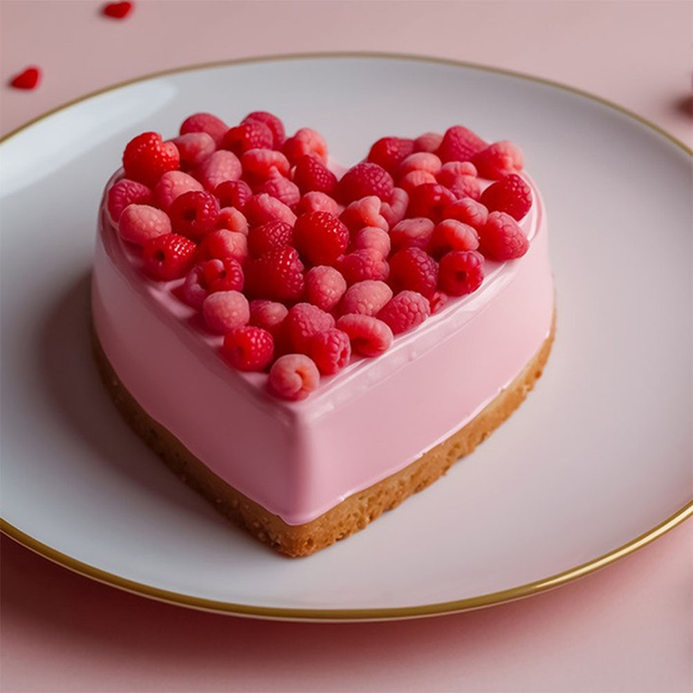 Wedding Supply Decor - 4個入りハート型フォームケーキダミーセット、リアルな練習用ツール、DIYベーカリーケーキデコレーション用品、ウェディングパーティーディスプレイ