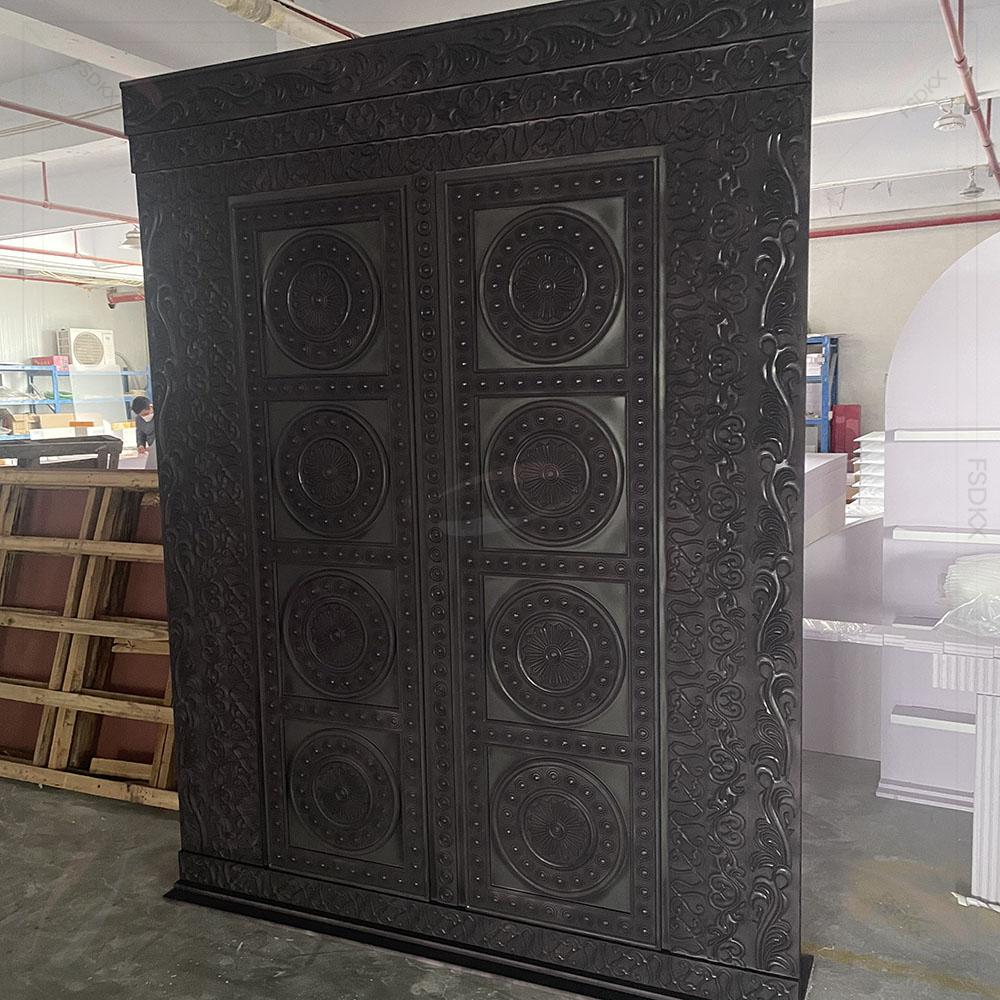 Indian Wedding Supply - FSDKX高品質パーティーイベント装飾用品 インド風背景幕 PVCアーチスタンド ウェディングステージ背景幕