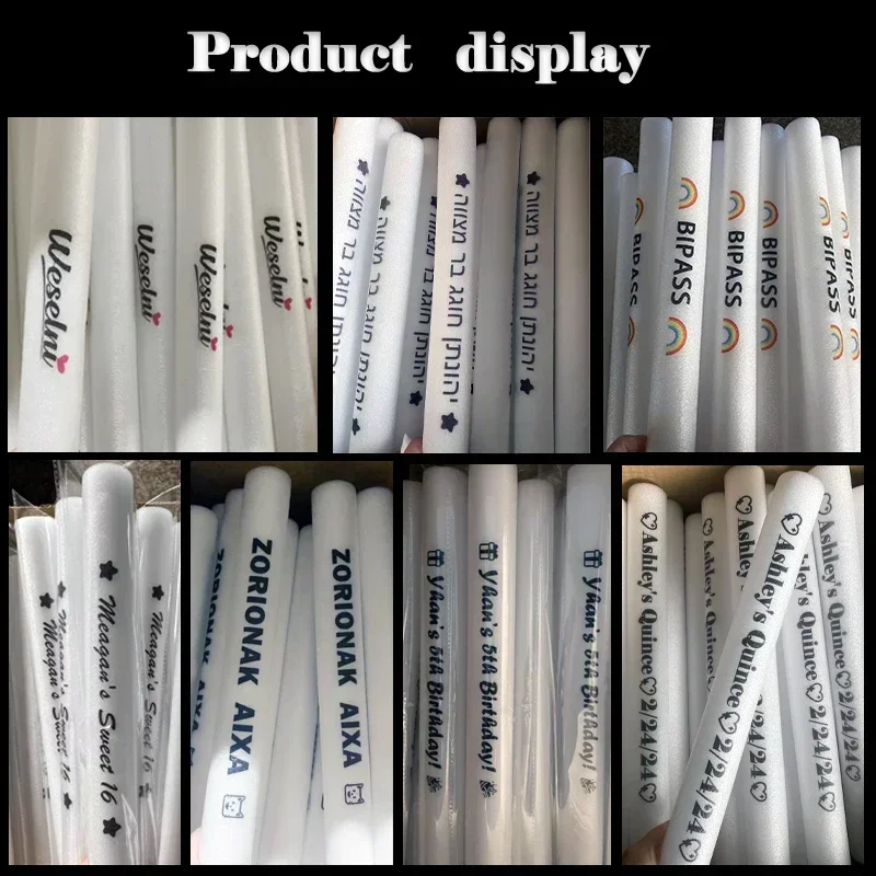 20/30/40 個 RGB LED グローフォームスティッ - Wedding Supply In Bulk のレビューと価格