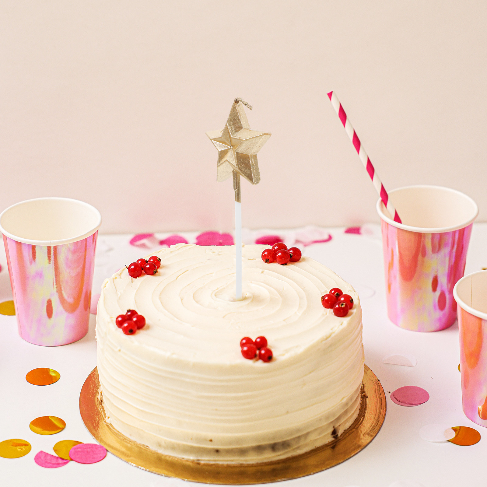 8個入り グリッターメタリックバースデーケーキデコレーション - Wedding Supply Decor のレビューと価格