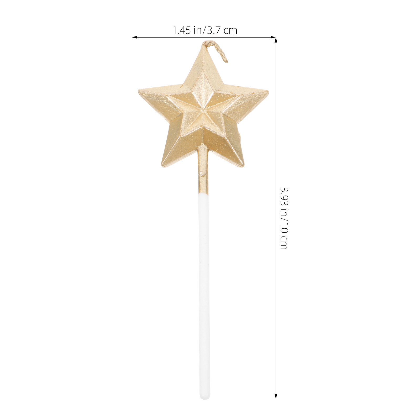 8個入り グリッターメタリックバースデーケーキデコレーション - Wedding Supply Decor のレビューと価格