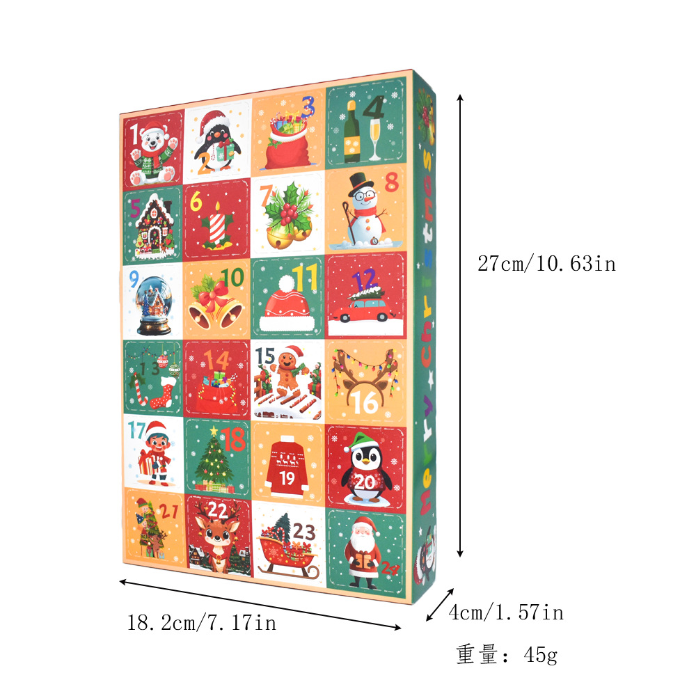1-5 個のクリスマスサプライズボックスカレンダーボックスキ - Wedding Supply Kit のレビューと価格