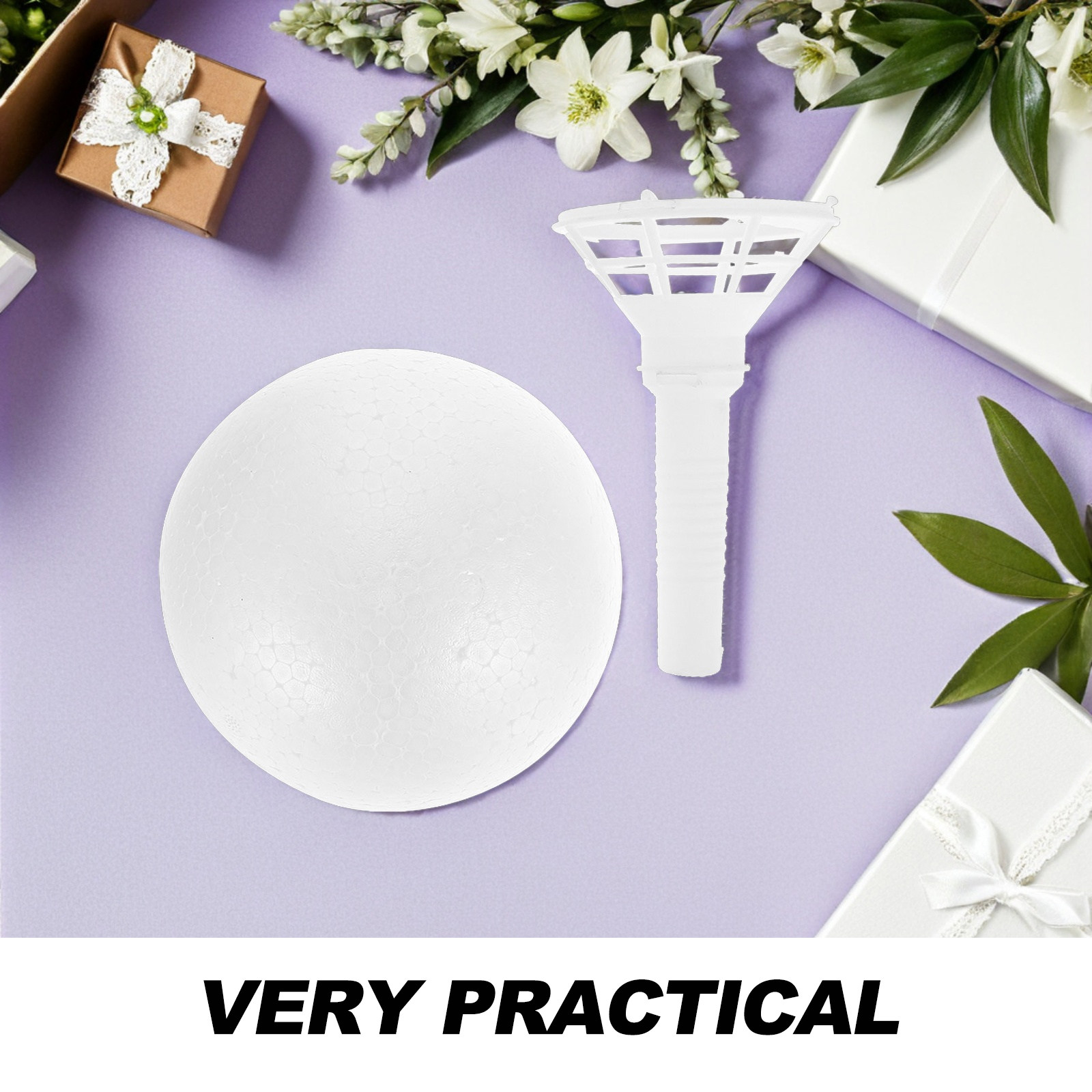 1 セットフォームブーケホルダーブライダルウェディングフラワ - Wedding Supply Decor のレビューと価格