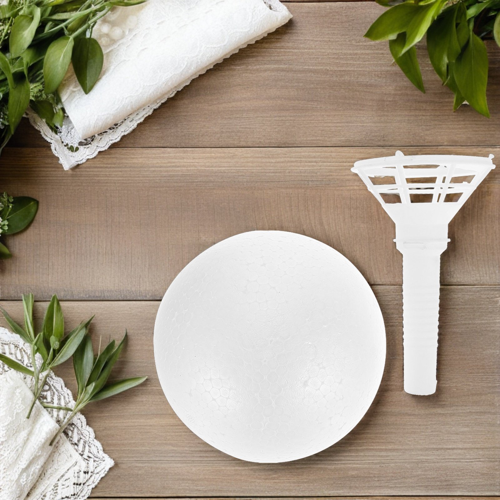 1 セットフォームブーケホルダーブライダルウェディングフラワ - Wedding Supply Decor のレビューと価格