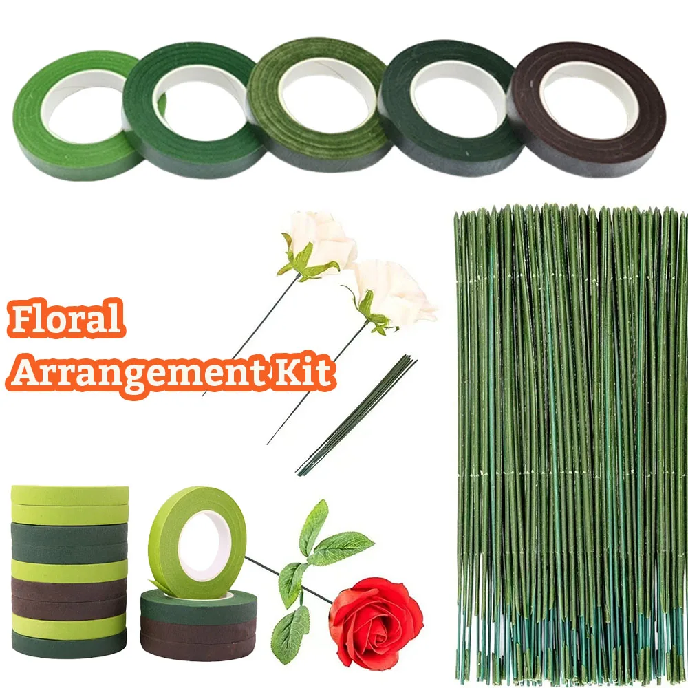 1-10 個花束花茎テープグリーン自己粘着テープ花屋フラワー - Wedding Floral Supply のレビューと価格