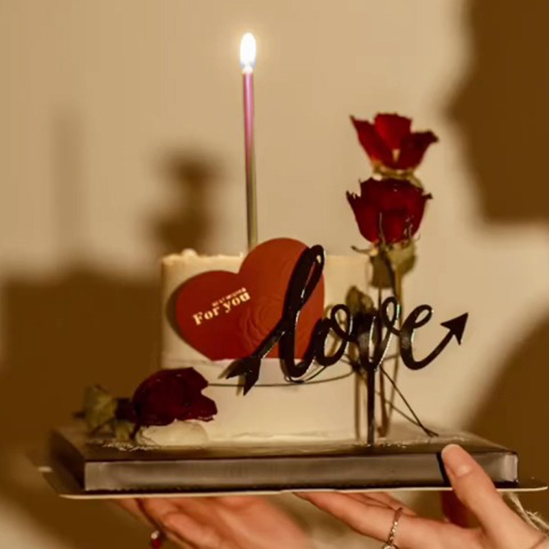 30/50 ボックスグラデーションカラー誕生日キャンドルケー - Wedding Supply Decor のレビューと価格