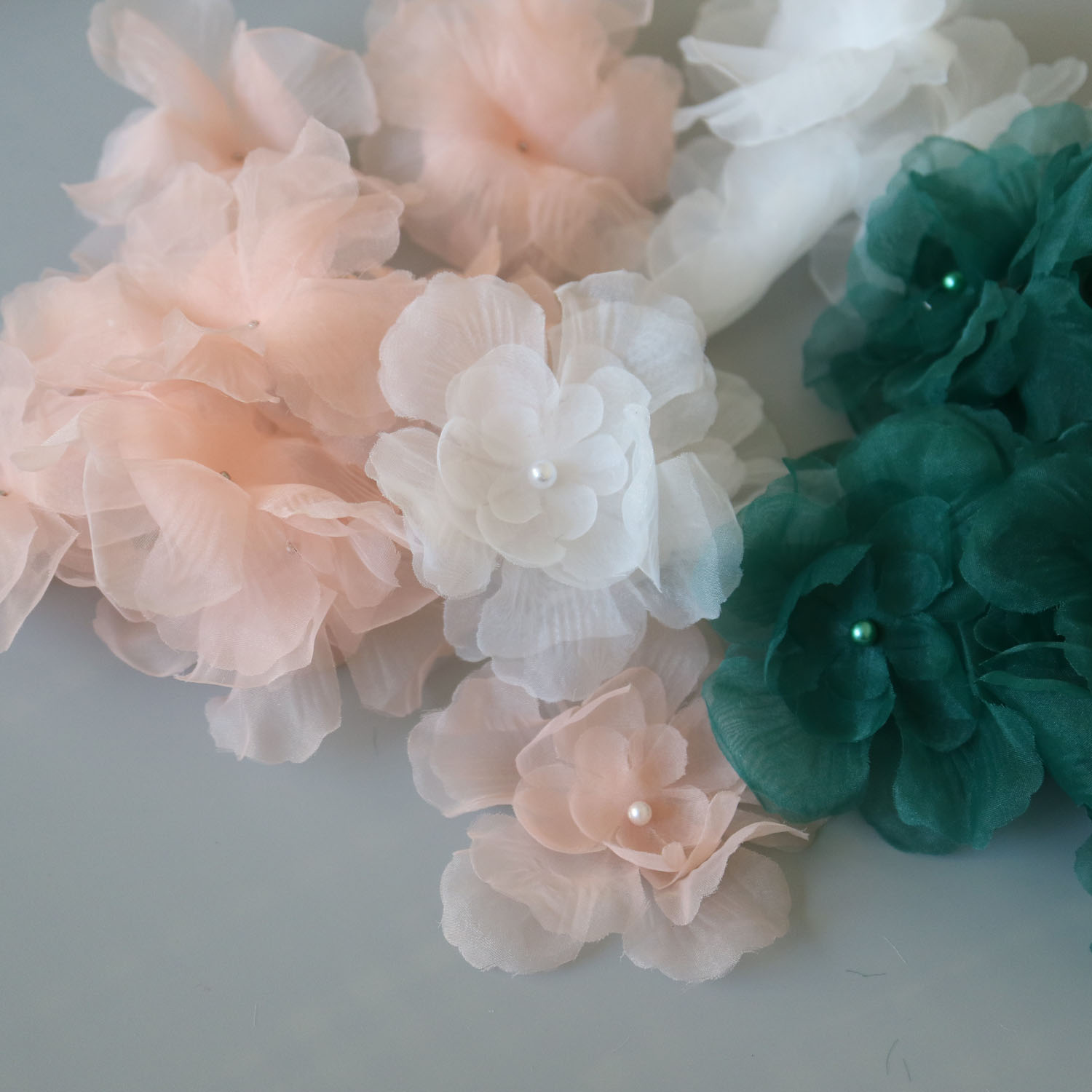 10pc ピンクの花のパッチウェディングドレス用刺繍花パッチ - Wedding Lulu のレビューと価格