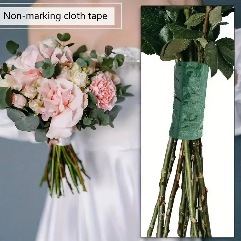 20 ヤードグリーンブーケ花柄テープ自己粘着包装紙テープ花屋 - Wedding Floral Supply のレビューと価格
