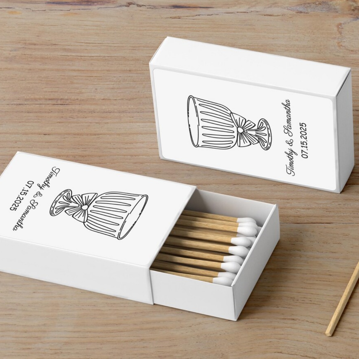 パーソナライズマッチ箱 - カスタムマッチブックセット -  - Champagne Tower Set のレビューと価格