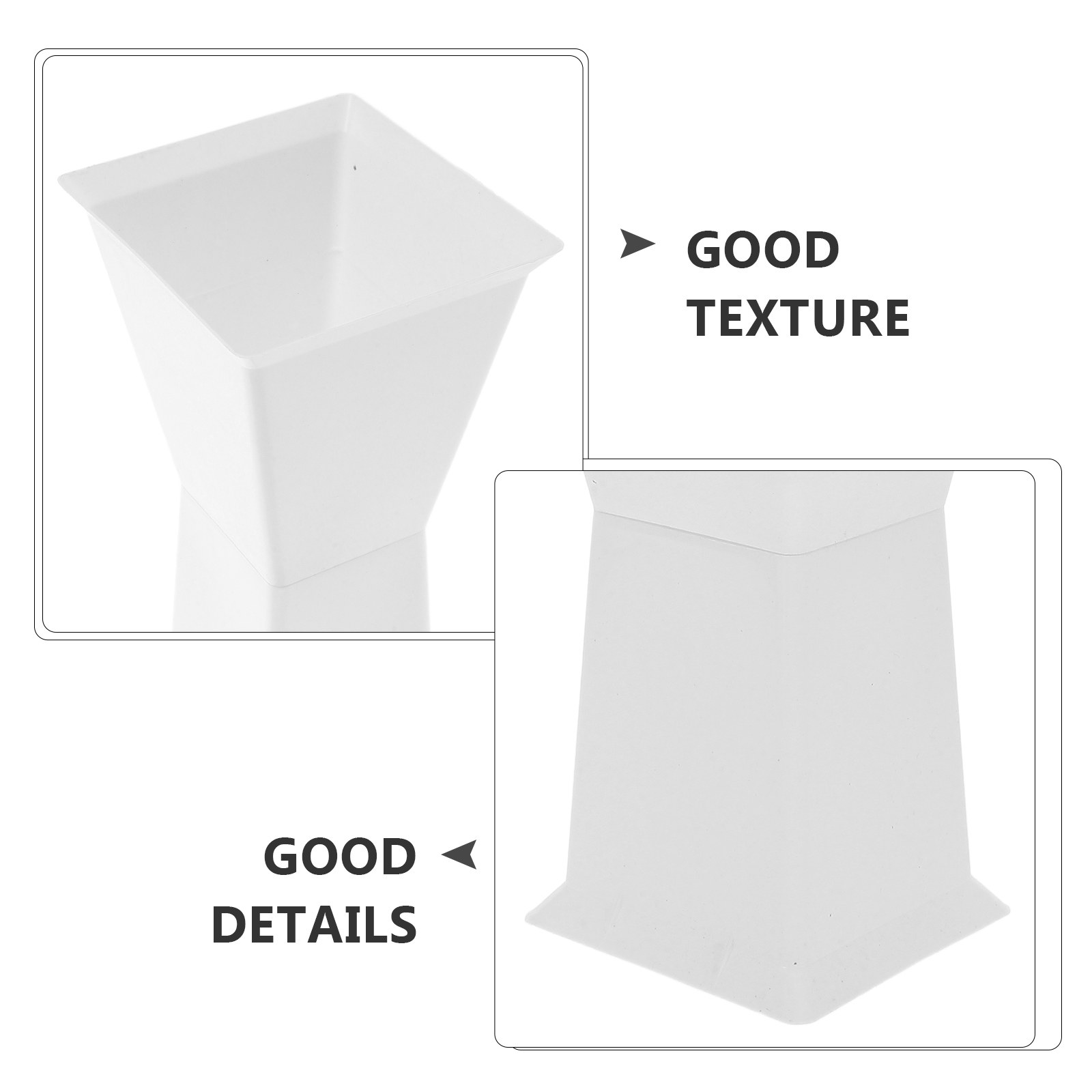 10個入り正方形フラワーアレンジメントベース プラスチック製 - Wedding Floral Supply のレビューと価格