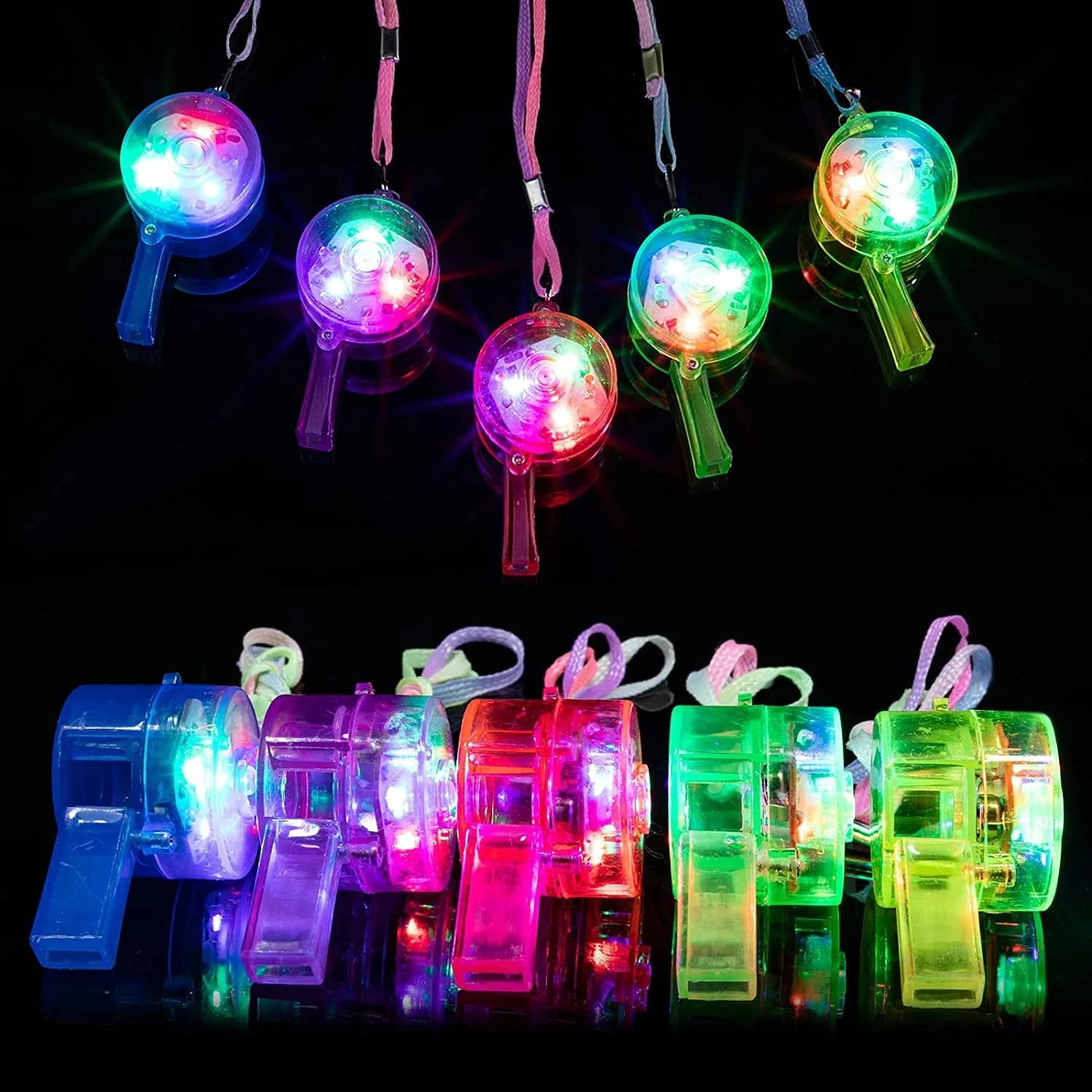 LEDライトアップホイッスル、光るホイッスル、大量販売、パー - Wedding Supply In Bulk のレビューと価格