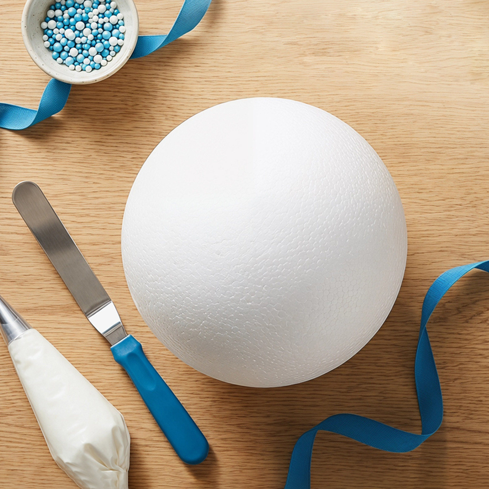 2個入り ケーキデコレーション練習用フォームボール 高密度ポ - Wedding Supply Decor のレビューと価格