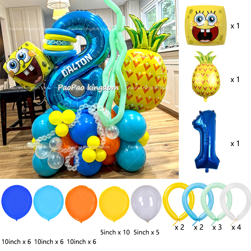 カートゥーン スポンジボブ パーティーバルーンキット 子供向 - Wedding Supply Kit のレビューと価格