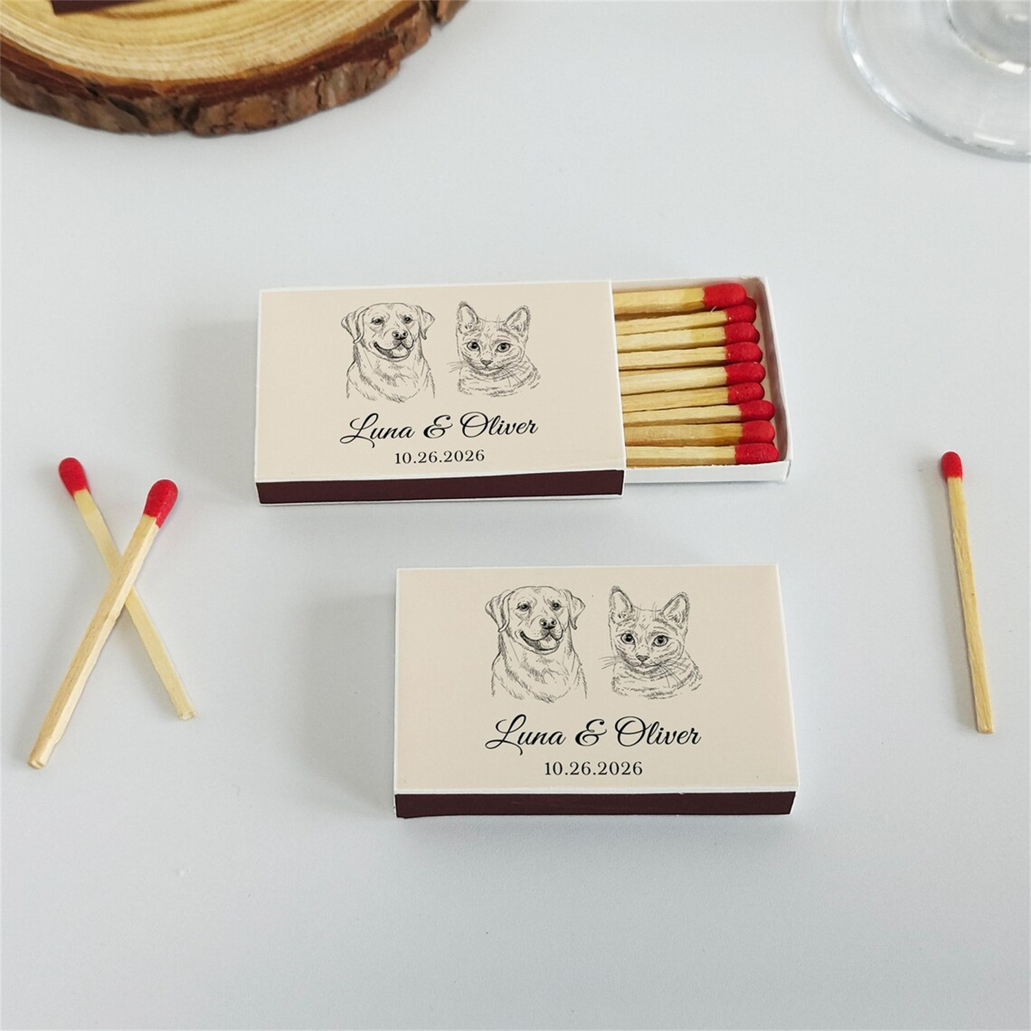 ゴルフをテーマにしたパーソナライズされたマッチ箱、大量購入、 - Wedding Supply In Bulk のレビューと価格