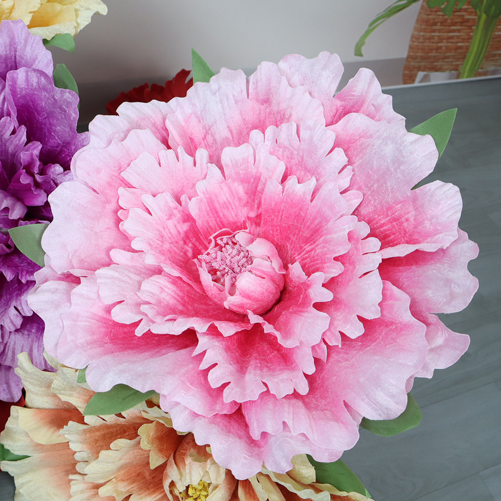 30～80cmの巨大なベルベット牡丹の造花、大量のシルク製花 - Wedding Supply In Bulk のレビューと価格
