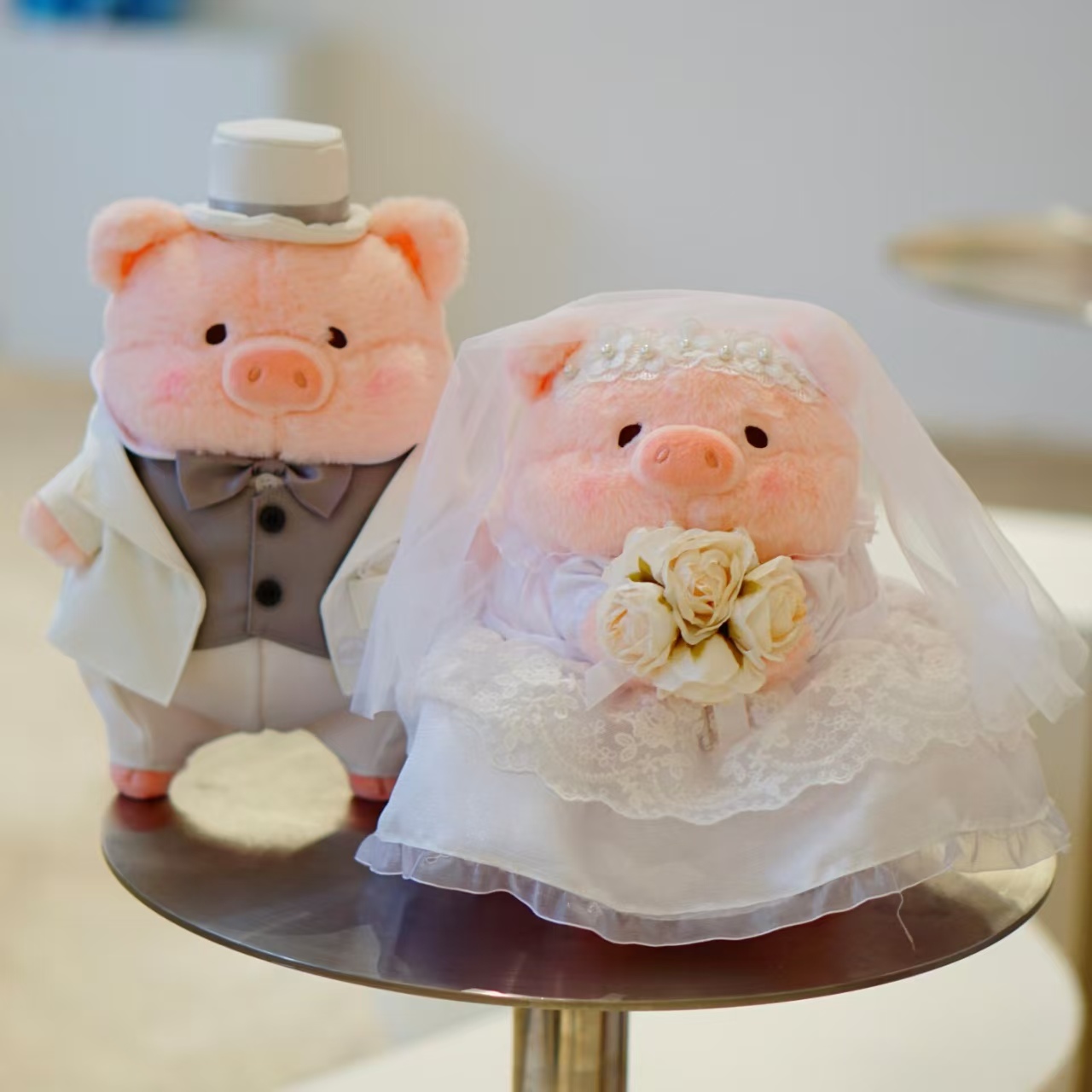 オリジナルルルピギーウェディングソフトぬいぐるみ西洋中国風結 - Wedding Lulu のレビューと価格