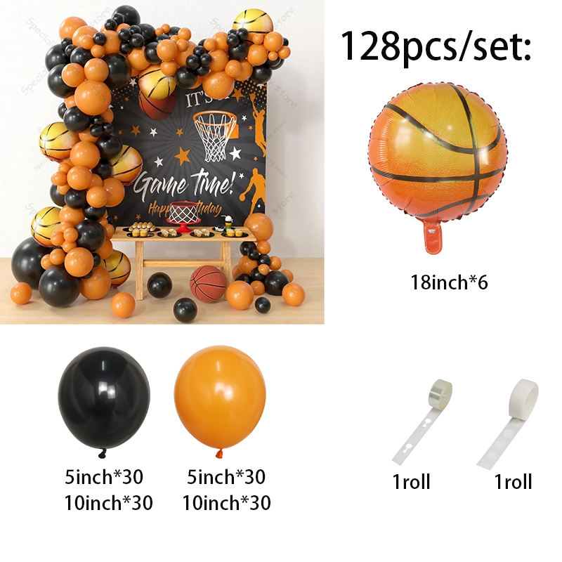 1 セットバスケットボールホイルバルーンガーランドアーチキッ - Wedding Supply Kit のレビューと価格