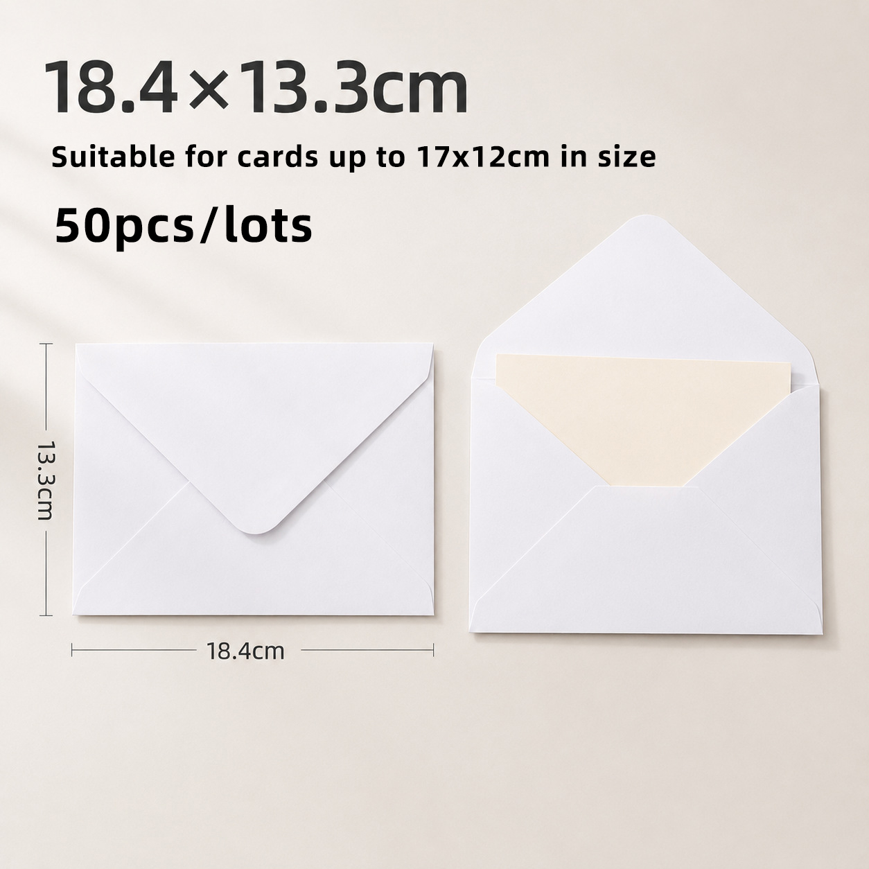 50 個 150 グラム紙 18.4x13.3 センチメート - Wedding Supply Business のレビューと価格