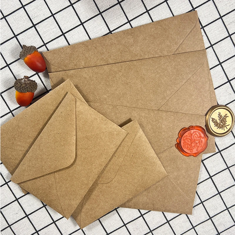 50 個クラフト茶色の紙封筒 108 × 158 ミリメート - Wedding Supply Business のレビューと価格
